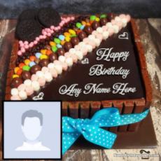 Happy Birthday Cake With Name And Photo